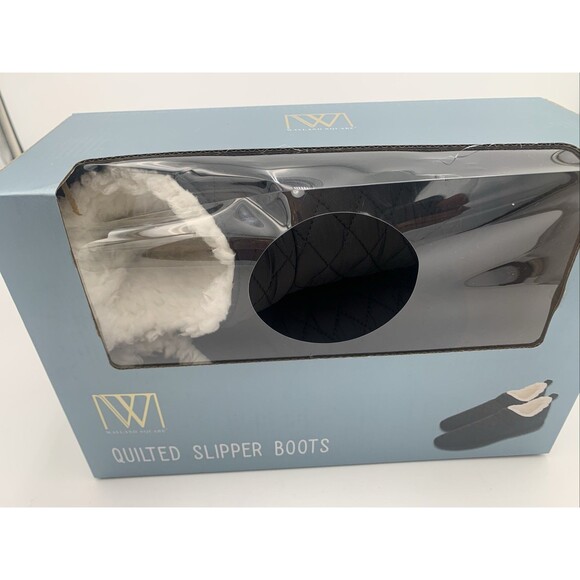 Wayland Square Women's Memory Foam Slippers, size s( 7-8) black - Picture 5 of 5